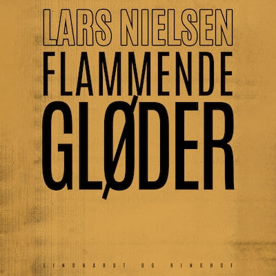Flammende gløder – omslag til lydbogen af Lars Nielsen