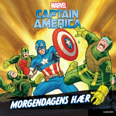Captain America - Morgendagens hær – omslag til lydbogen af Marvel