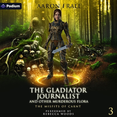 The Gladiator Journalist and Other Murderous Flora – omslag til lydbogen af Aaron Frale