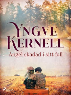Ängel skadad i sitt fall – omslag till ljudboken av Yngve Kernell