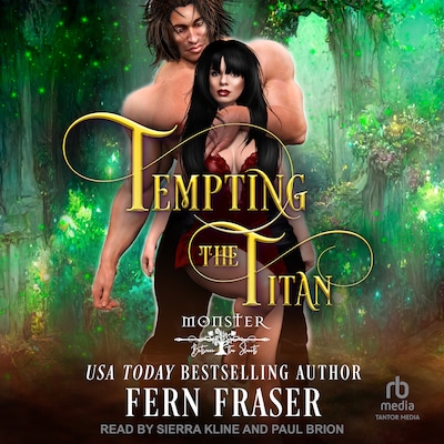 Tempting the Titan – omslag til lydbogen af Fern Fraser