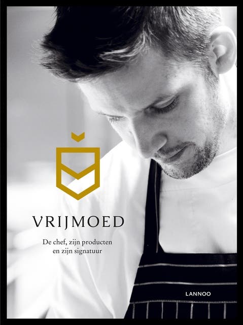 Vrijmoed: De kok, zijn producten en zijn signatuur – omslag van het luisterboek van Michaël Vrijmoed,Willem Asaert