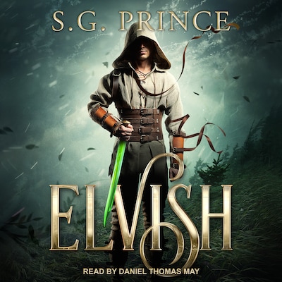 Elvish – omslag til lydbogen af S.G. Prince