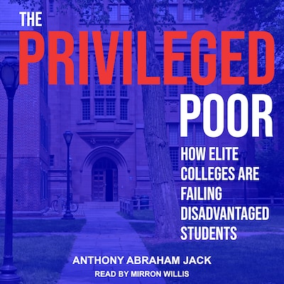 The Privileged Poor – omslag til lydbogen af Anthony Abraham Jack