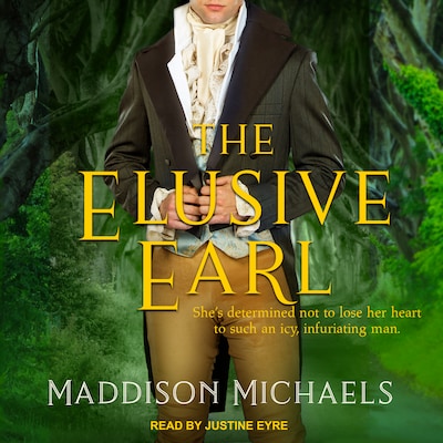 The Elusive Earl – omslag til lydbogen af Maddison Michaels