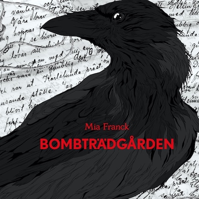 Bombträdgården – omslag till ljudboken av Mia Franck