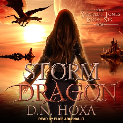Storm Dragon – omslag til lydbogen af D.N. Hoxa
