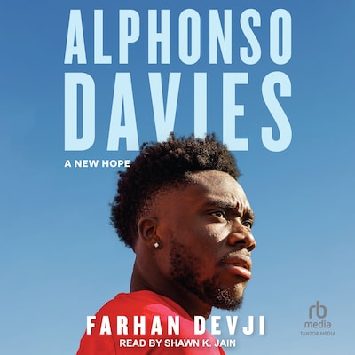 Alphonso Davies – omslag til lydbogen af Farhan Devji