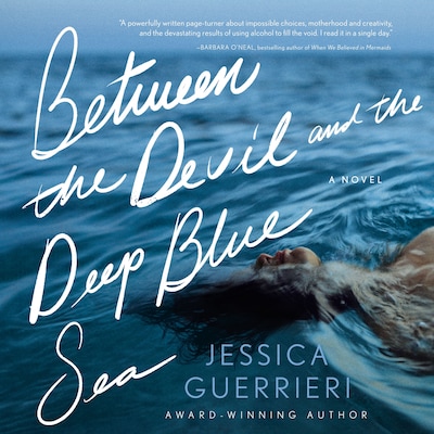 Between the Devil and the Deep Blue Sea – omslag til lydbogen af Jessica Guerrieri