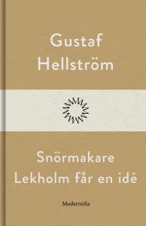 Snörmakare Lekholm får en idé – omslag till ljudboken av Gustaf Hellström
