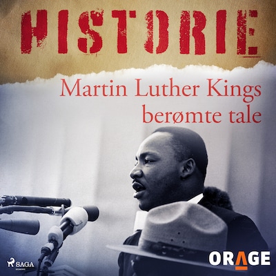 Martin Luther Kings berømte tale – omslag til lydbogen af Orage