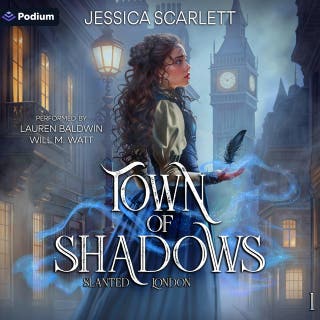 Town of Shadows: Slanted London, Book 1 – omslag till ljudboken av Jessica Scarlett