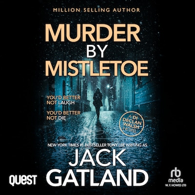Murder By Mistletoe – omslag til lydbogen af Jack Gatland