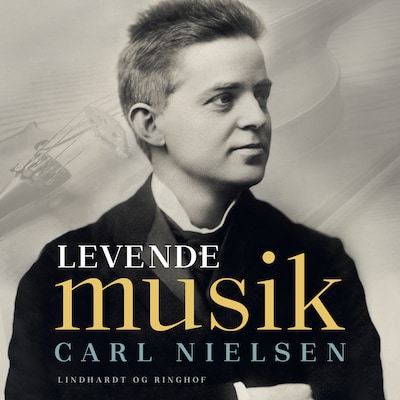 Levende musik – omslag til lydbogen af Carl Nielsen-skolen