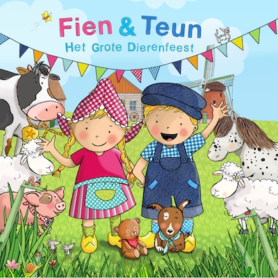 Het grote dierenfeest – omslag van het luisterboek van Van Hoorne