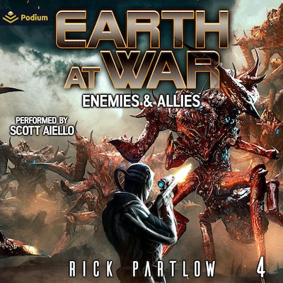 Enemies & Allies – omslag til lydbogen af Rick Partlow