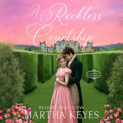 Reckless Courtship, A – omslag til lydbogen af Martha Keyes