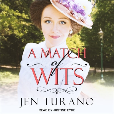 A Match of Wits – omslag til lydbogen af Jen Turano