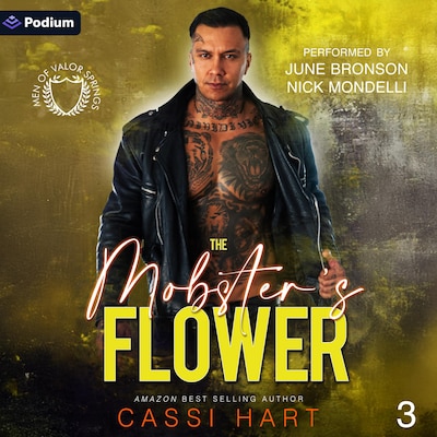 The Mobster's Flower – omslag til lydbogen af Cassi Hart
