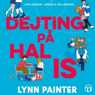 Dejting på hal is – omslag till ljudboken av Lynn Painter