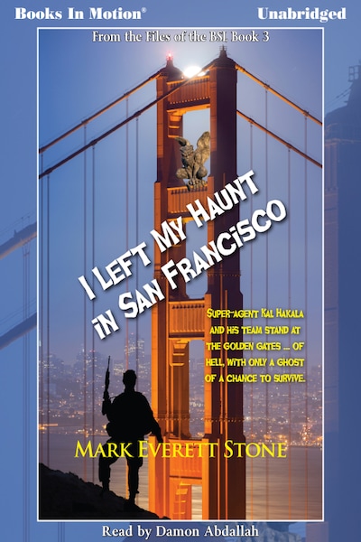 I Left My Haunt in San Francisco – omslag til lydbogen af Mark Everett Stone