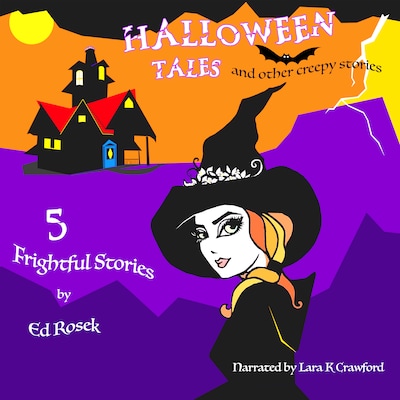 HALLOWEEN TALES and other creepy stories – omslag till ljudboken av Ed Rosek