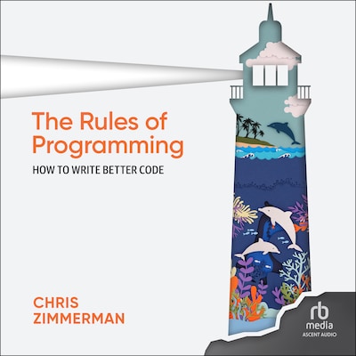 The Rules of Programming – omslag til lydbogen af Chris Zimmerman