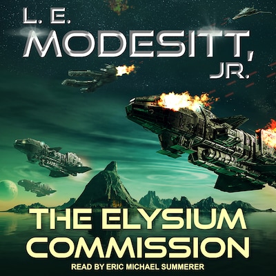 The Elysium Commission – omslag til lydbogen af L. E. Modesitt, Jr.