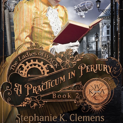Practicum in Perjury, A – omslag til lydbogen af Stephanie K. Clemens