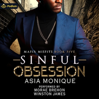 Sinful Obsession – omslag til lydbogen af Asia Monique