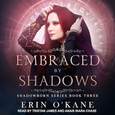 Embraced by Shadows – omslag til lydbogen af Erin O'Kane