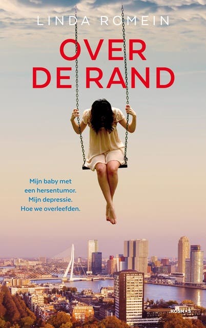 Over de rand: Mijn baby met een hersentumor. Mijn depressie. Hoe we overleefden – omslag van het luisterboek van Linda Romein