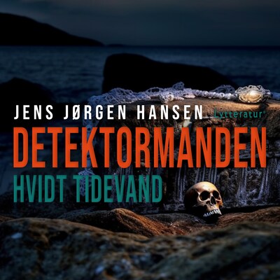 Detektormanden - Hvidt tidevand – omslag til lydbogen af Jens Jørgen Hansen