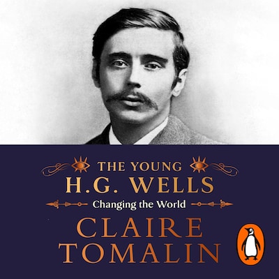 The Young H.G. Wells – omslag til lydbogen af Claire Tomalin