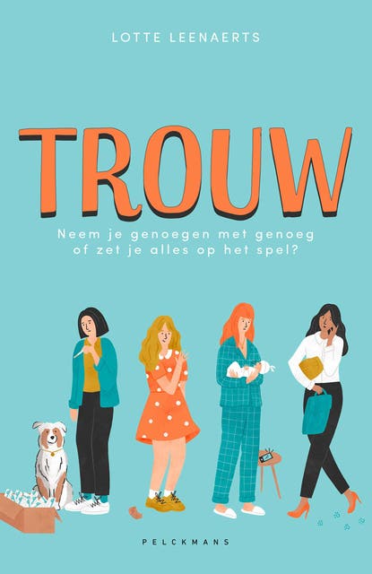 Trouw – omslag van het luisterboek van Lotte Leenaerts