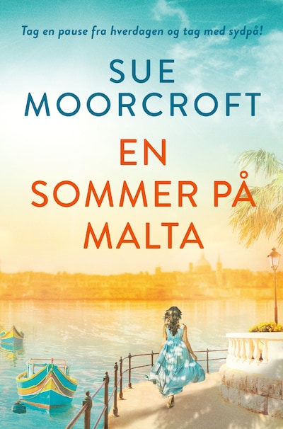 En sommer på Malta – omslag til lydbogen af Sue Moorcroft
