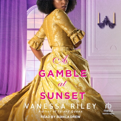 A Gamble at Sunset – omslag til lydbogen af Vanessa Riley