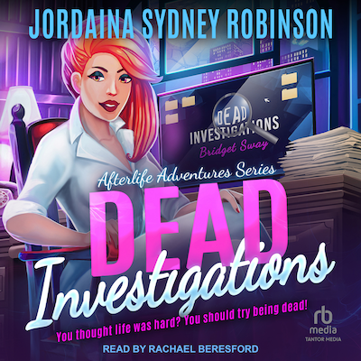Dead Investigations – omslag til lydbogen af Jordaina Sydney Robinson