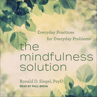 The Mindfulness Solution – omslag til lydbogen af Ronald D. Siegel, PsyD