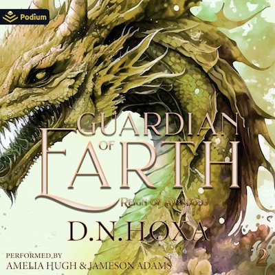 Guardian of Earth – omslag til lydbogen af D.N. Hoxa
