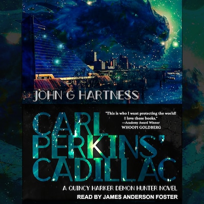 Carl Perkins’ Cadillac – omslag til lydbogen af John G. Hartness