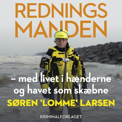 Redningsmanden – omslag til lydbogen af Preben Lund, Søren 'Lomme' Larsen