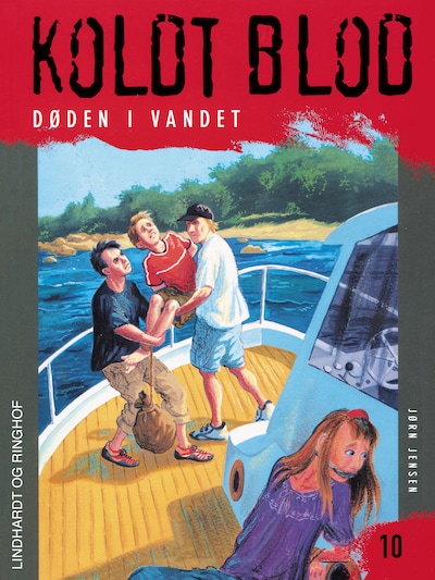 Koldt blod 10 - Døden i vandet – omslag til lydbogen af Jørn Jensen