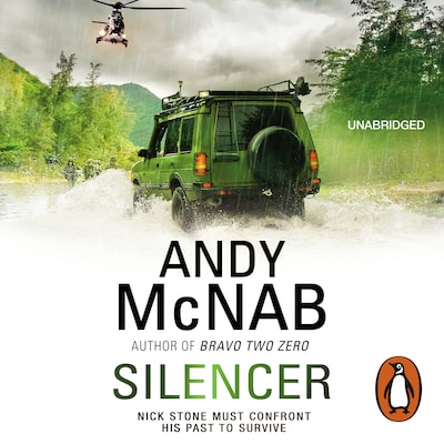 Silencer – omslag til lydbogen af Andy McNab