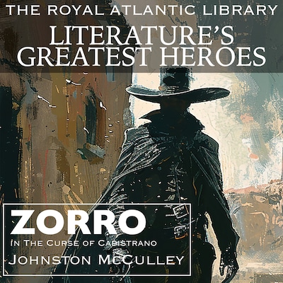 Zorro – omslag til lydbogen af Johnston McCulley