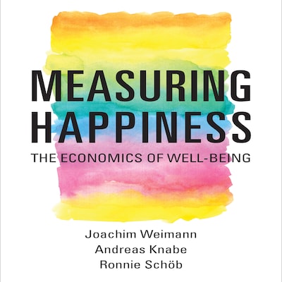 Measuring Happiness – omslag til lydbogen af Andreas Knabe, Ronnie Schöb, Joachim Weimann