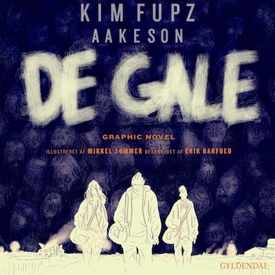 De gale – omslag til lydbogen af Kim Fupz Aakeson