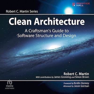 Clean Architecture – omslag til lydbogen af Robert C. Martin