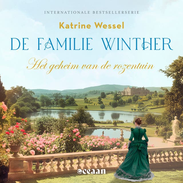 Het geheim van de rozentuin: Rose Winther wordt na een ongelukkige affaire naar haar grootouders op het Engelse platteland gestuurd. Daar ontmoet ze L – omslag van het luisterboek van Katrine Wessel