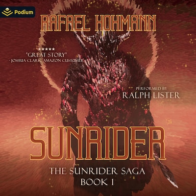 Sunrider – omslag til lydbogen af Rafael Hohmann